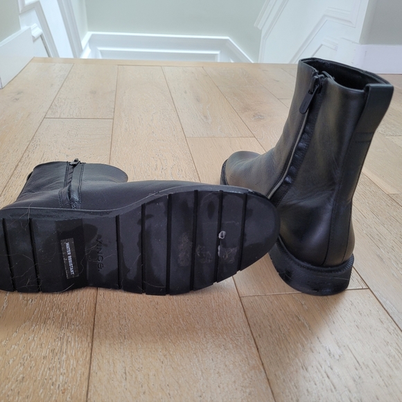 Vince. Holland Black Leather Boots, Size 6.5, NWOT - Picture 6 of 7